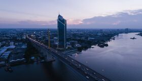 Panorama City View of Bangkok, Thailand